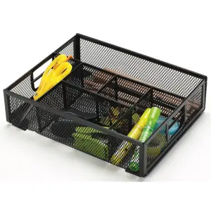 Desk organizer set Q-Connect KF17291, black, 235×183×65 mm, 1 piece