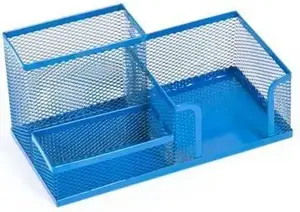 Desk organizer D.Rect Przybornik na biurko granatowy – desktop pen holder, navy