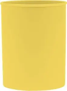 Pen holder Donau LIFE round pastel yellow 95×75 mm — Donau