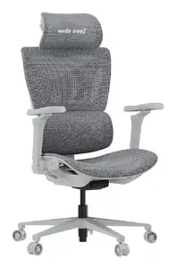 Сетчатое кресло Anda Seat X-Air Pro с сетчатой спинкой, серое, 720×710×1350 мм, нагрузка 120 кг
