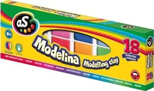 Astra Modelina AS 18 colors — modeling clay set, 18-color pack
