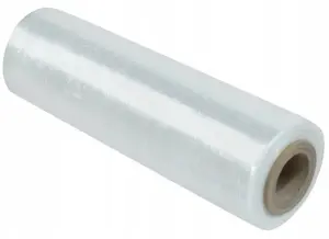 Strečplēve, Office Products, rokas iesaiņošanai, 1,5 kg neto, 500 mm platums, 23 µm, caurspīdīga