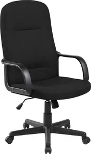 Biroja krēsls office products Malta Melns — ergonomisks, grozāms, augstuma regulēšana