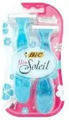 Razor BIC Miss Soleil Blue Blister 4 — disposable women's razor, 4 blades
