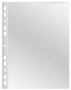Folder Q-Connect KF01955 — transparent A4 conventional file folder, pack of 100