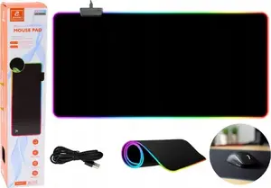 Mouse Pad LEANToys 30x80 cm with LED Lighting — model 20747