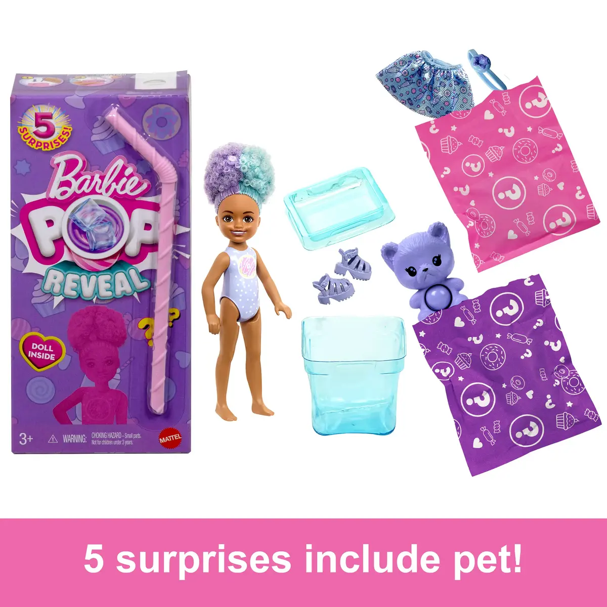 MATTEL Barbie Pop Reveal Chelsea Treat Series doll Photo 6