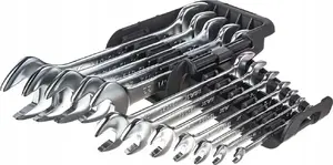 Набор ключей STANLEY короткие плоские 12 шт., 6–32 мм