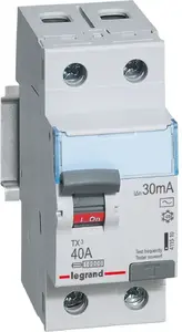 Устройство защитного отключения 2P Legrand P302 40A 30mA тип AC (411510)
