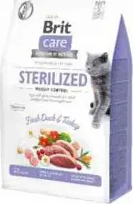 Mitrs kaķu barība VAFO PRAHS Brit Care Kot Sterilized Weight 400 g — sterilizētām pieaugušām kaķēm, bez graudiem