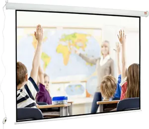 Projection Screen AVTEK Wall Electric 200 — motorized wall-mounted screen, 200 cm diagonal