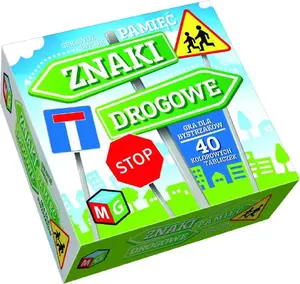 Educational Game Multigra — Znaki drogowe: Memory Card Matching (Multigra, model 387579)