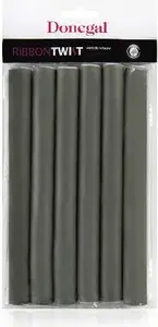 Валики для волос Donegal Ribbon Twist Ø1,8 см × 18 см, упаковка 6 шт (модель 275005)
