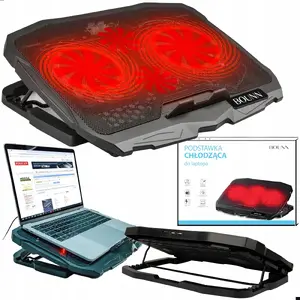 Laptop cooling pad Bounn B-S18 — folding cooling stand for laptops, USB-powered