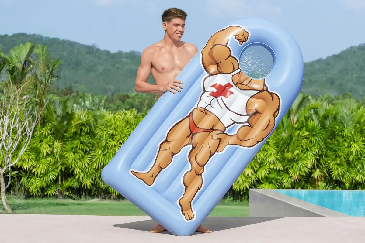 Bestway Face Flip Air Mat 6'2" x 35" — надувной матрас Photo 14