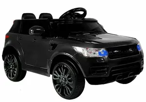 Ride-on car lean cars 6586 — battery-powered rocking/ride-on toy, black, light effects