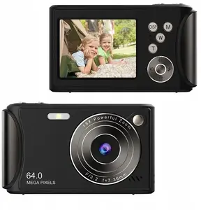Digital Camera Xrec Q18 — 64MP, 4K@30fps Video, 18× Optical Zoom, Anti-Shake, Black