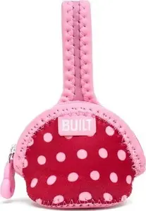 Piedurkne zīdainim Built Paci-finder — baby pink mini dots — aizsargfutlāris knupim