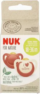 Pacifier Nuk USP 2-piece 18–36 months natural latex, model 10737877C