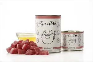 Консервы для кошек GUSSTO Fresh Beef 200 г — паштет с говядиной