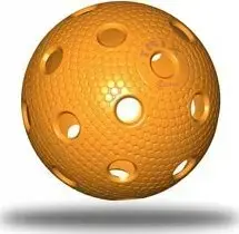 Floorball Ball Trix Snakeskin TRIX IFF 72 mm Orange — 1 pc