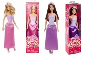 Doll MATTEL Barbie Princess basic DMM06 – fashion doll, approx. standard size