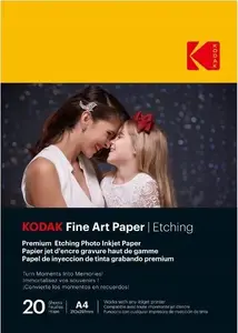 Fine Art Etching Photo Paper Kodak A4 210×297 mm 20 sheets SB9724