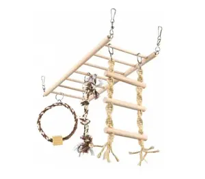 Bridge Trixie TRIXIE 6905 for hamsters, wooden, brown, width 350 mm, height 150 mm