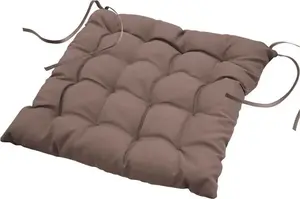 Чехол-подушка для стула Douceur d'Interieur Essentiel 40x40 см — коричневая