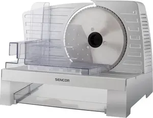SENCOR kitchen slicer SFS 3050SS — electric food slicer, stainless steel design