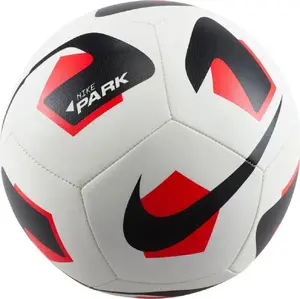 Футбольный мяч (размер 5) NIKE Park Team 2.0 FA24 — бело‑чёрно‑красный