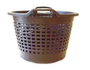 No name basket Fi.500 — plastic openwork utility basket, Ø500 mm