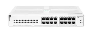 Unmanaged Switch HP Enterprise Aruba Instant On 1430 — 16× Gigabit RJ‑45, PoE, 124W, 1U, L2, 32 Gbit/s, 8192 MAC