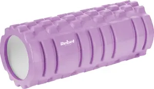 Massage Roller with Nodules Rebel Active RBA-3050-PU — EVA, 14×33 cm, purple