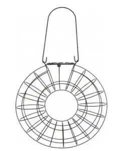 Кормушка для птиц Trixie 55622 — подвесная чёрная металлическая, 240×80 мм