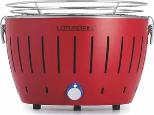 Угольный уличный гриль LotusGrill Standard 32×32 см, красный, модель LG G34 U Rot