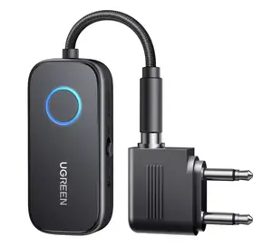 Ugreen CM671 Bluetooth Music Receiver with 3.5 mm Interface 300 mAh Battery and 28 Hours Operating Time Black