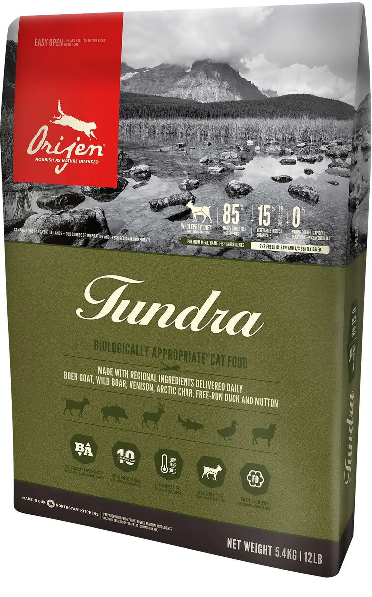 Kaķu barība Champion Petfoods Orijen Tundra