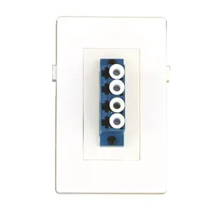 Optiskais Garbot LC 4x modulis F/F — balts, 75×50 mm