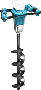 Soil Auger Drill Dedra DED7189 18V Brushless with 15 cm Spiral Bit