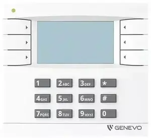 Signalizācijas centrālās paneļa tastatūra Genevo EVOKPD-CLASSIC — vadu taustiņpanelis