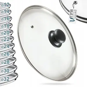 Glass heat-resistant lid for pot/pan 26 cm Vilde 199027