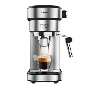 Espresso machine CECOTEC Cafelizzia 790 Steel — semi-auto, 1.2 L water tank, 2-cup capacity, stainless steel