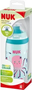 NUK Детский стакан Junior 300 мл со спортивным носиком, дизайн голубая осьминожка
