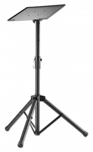 Tripod Floor Mount Bracket Fresh 461788 for TV/Monitor/Projector/Laptop, 13"–32", VESA 75x75–100x100, Max 15 kg, Height Adjustable, Tilt 0–90°, Black