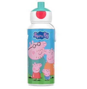 Baby bottle U-grow Pop-Up Campus 400 ml with Peppa Pig design (MPN MEPA L-AK-120-56)