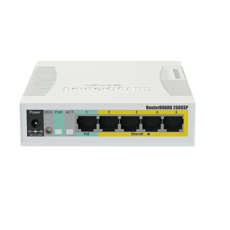 MikroTik RB260GSP управляемый 5-портовый Gigabit PoE коммутатор Photo 3