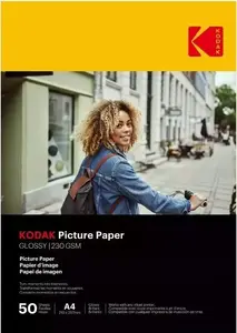 Fotopapīrs Kodak SB7640, 50 loksnes A4 (21×30 cm), 230 g/m² spīdīgs