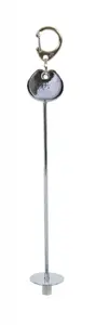 Кормушка и поилка для мелких животных Trixie TX-6102, металлический корпус, хром, 200 мм
