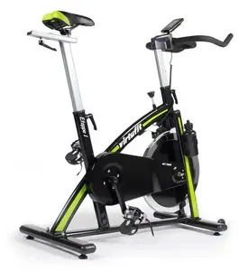 Stationary Exercise Bike No name VFSPINBIKE-E1 – compact upright indoor bike for home training